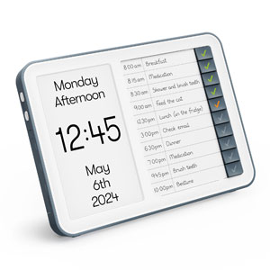 Digital Reminder List for memory loss, Alzheimer's and dementia patients