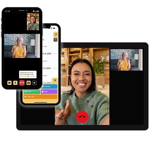 Video calling for seniors with Alzheimer's, Dementia, Memory Loss or Stroke