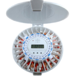 Med-e-lert pill box dispenser